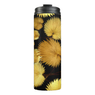 Bouteilles Isothermes Golden Tropical Feuilles : Licuala Elegance