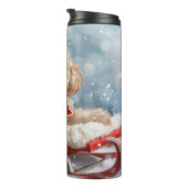 Bouteilles Isothermes Goldendoodle Chien Noël Festif (Tourné sur la droite)