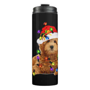 Bouteilles Isothermes Goldendoodle Christmas Père Noël