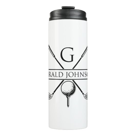 Bouteilles Isothermes Golf Design Monogramme Modèle (Devant)