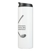 Bouteilles Isothermes Golf Design Monogramme Modèle (Tourné sur la droite)