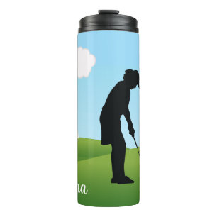 Bouteilles Isothermes Golfing Design Golfeur Thermal Tumbler