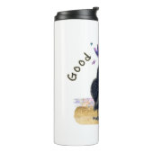 Bouteilles Isothermes Good Vibes seulement avec Chouette curieuse (Tourné sur la gauche)