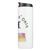 Bouteilles Isothermes Good Vibes seulement avec Chouette curieuse (Tourné sur la droite)