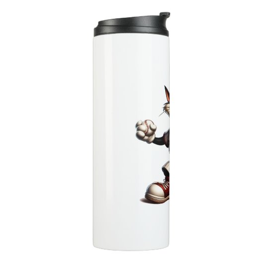 Bouteilles Isothermes Goofy Cat Baseball Pitcher Monte (Tourné sur la gauche)