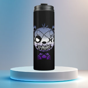 Bouteilles Isothermes Goth Butch Lesbian Pride Drapeau Ours de couleur