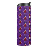 Bouteilles Isothermes Gothique Halloween Vampire Lady Patterned (Tourné sur la gauche)