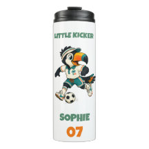 Gourde Enfants Personnalisée Nom Football Toucan