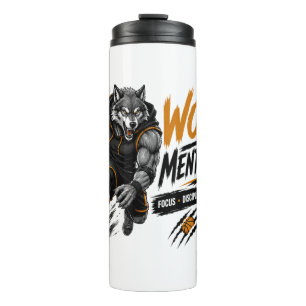 Bouteilles Isothermes Gourde sportive Mentalité du loup