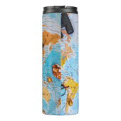 Bouteilles Isothermes gourde voyage map monde earth (Dos)