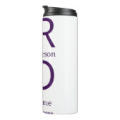 Bouteilles Isothermes Grad typography modern graduation simple minimal c (Tourné sur la droite)