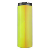 Bouteilles Isothermes Gradation géométrique jaune moderne (Dos)