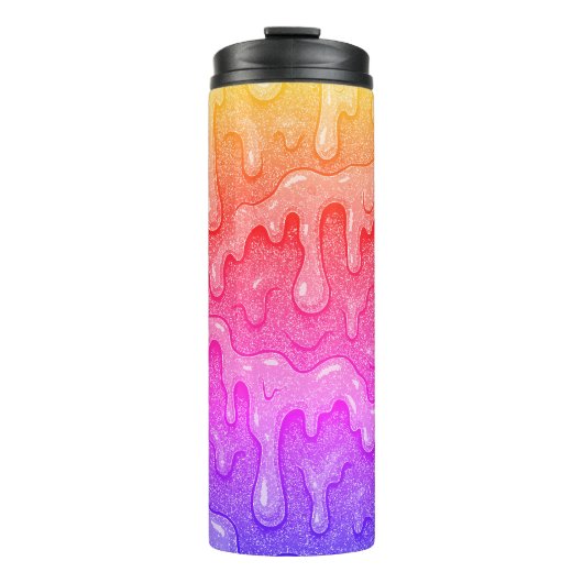 Bouteilles Isothermes Gradient arc-en-ciel Douce goutte (Devant)