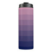 Bouteilles Isothermes Gradient bleu marine et mauve (Devant)