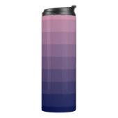 Bouteilles Isothermes Gradient bleu marine et mauve (Tourné sur la gauche)