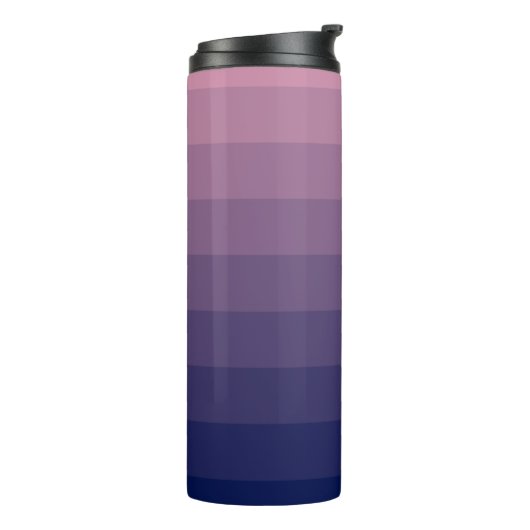 Bouteilles Isothermes Gradient bleu marine et mauve (Tourné sur la gauche)