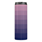 Bouteilles Isothermes Gradient bleu marine et mauve (Dos)