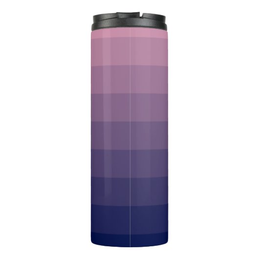 Bouteilles Isothermes Gradient bleu marine et mauve (Dos)