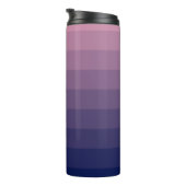 Bouteilles Isothermes Gradient bleu marine et mauve (Tourné sur la droite)