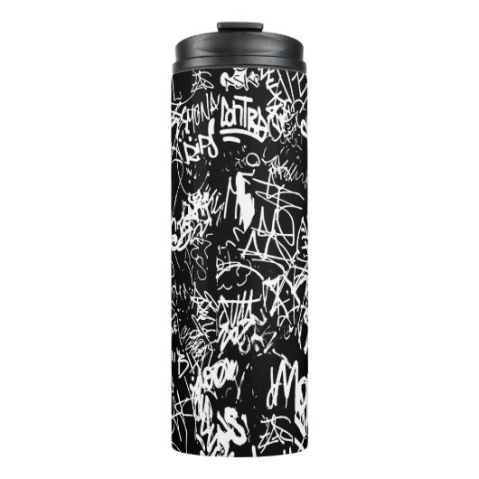 Bouteilles Isothermes Graffiti Collage Abstrait Motif d'impression (Devant)