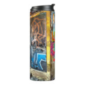 Bouteilles Isothermes Graffiti de rue abandonné (Tourné sur la gauche)