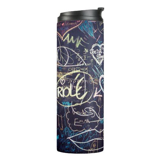 Bouteilles Isothermes Graffiti tableau noir (Tourné sur la gauche)