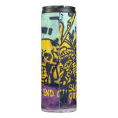 Bouteilles Isothermes Graffiti urbain Art Abstrait (Dos)