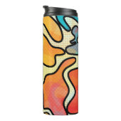 Bouteilles Isothermes Graffiti urbain : Texture d'art sans transparence. (Tourné sur la droite)