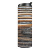 Bouteilles Isothermes Grain de bois rustique (Tourné sur la gauche)
