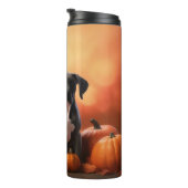 Bouteilles Isothermes Grand Chiot Danse Automne Délice Citrouille (Tourné sur la droite)