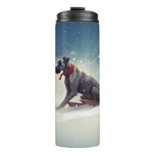 Bouteilles Isothermes Grand Dane Noël hiver neige