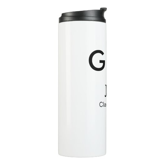 Bouteilles Isothermes grand garçon ajouter nom félicitations date année  (Tourné sur la gauche)