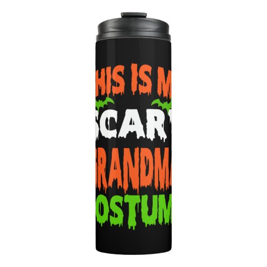 Bouteilles Isothermes Grand-mère - CRAINTE COSTUME HALLOWEEN (Devant)