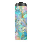 Bouteilles Isothermes Grand monogramme ou nom sur Opal (Devant)