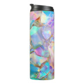 Bouteilles Isothermes Grand monogramme ou nom sur Opal (Tourné sur la droite)