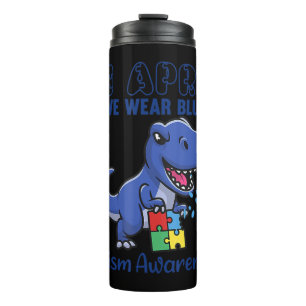 Bouteilles Isothermes Grand T-Rex En Avril Nous Portons Sensibilisation 