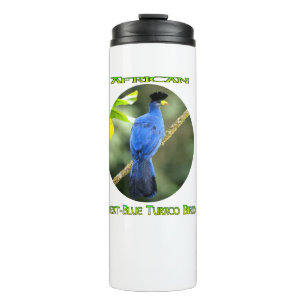 Bouteilles Isothermes Grand Turaco Bleu d'Afrique Paruline thermique