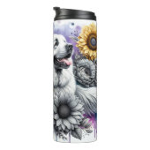 Bouteilles Isothermes Grande Pyrénées Floral Adorment (Tourné sur la droite)