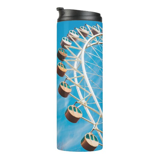 Bouteilles Isothermes Grande roue blanche sous ciel clair le matin (Tourné sur la droite)