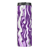 Bouteilles Isothermes Grandes bandes d'art fluides en marbre violet (Dos)