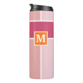 Bouteilles Isothermes Grandes bandes Feminine avec Monogramme (Tourné sur la droite)