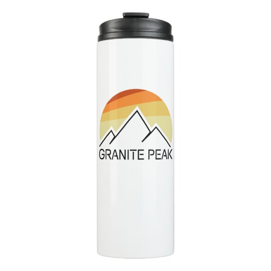 Bouteilles Isothermes Granit Peak Montana Retro (Devant)