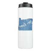 Bouteilles Isothermes Grant Pass Grain de bois de l'Oregon (Devant)