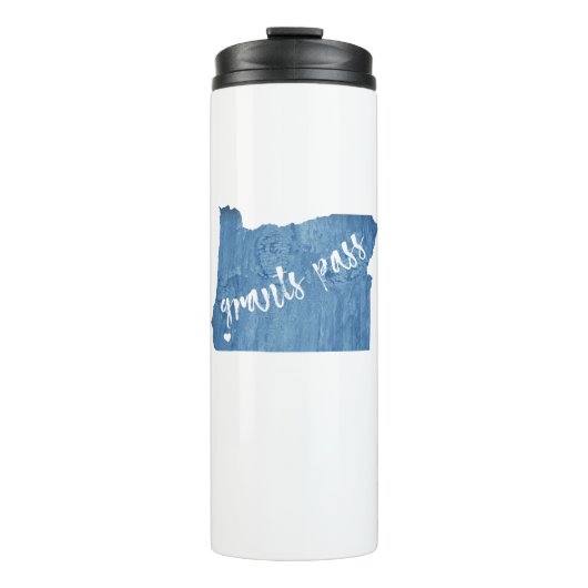 Bouteilles Isothermes Grant Pass Grain de bois de l'Oregon (Devant)