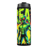 Bouteilles Isothermes Graphique Alien dynamique : Zone 51 (Devant)