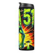 Bouteilles Isothermes Graphique Alien dynamique : Zone 51 (Tourné sur la droite)