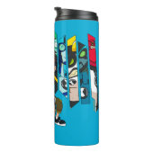 Bouteilles Isothermes Graphique de collection d'Aliens Ben 10 (Tourné sur la droite)