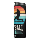 Bouteilles Isothermes Graphique de légende du softball papa (Tourné sur la droite)