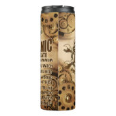 Bouteilles Isothermes Graphique de taux horaire du crâne mécanique (Dos)