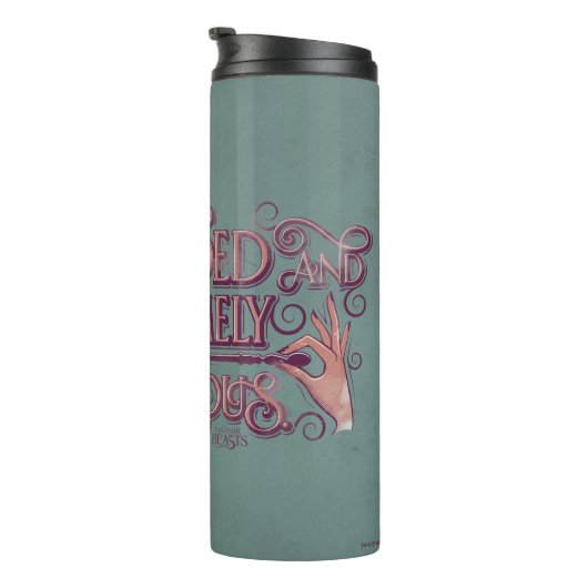 Bouteilles Isothermes Graphique Débordé Et Extrêmement Dangereux - Rose (Tourné sur la droite)